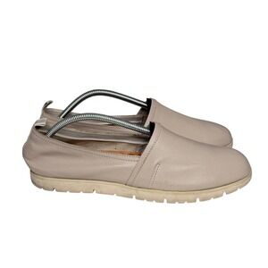 Korks by Kork-Ease Loafers Womens Sz 11 Slip On Leather Beige Comfort Minimalist